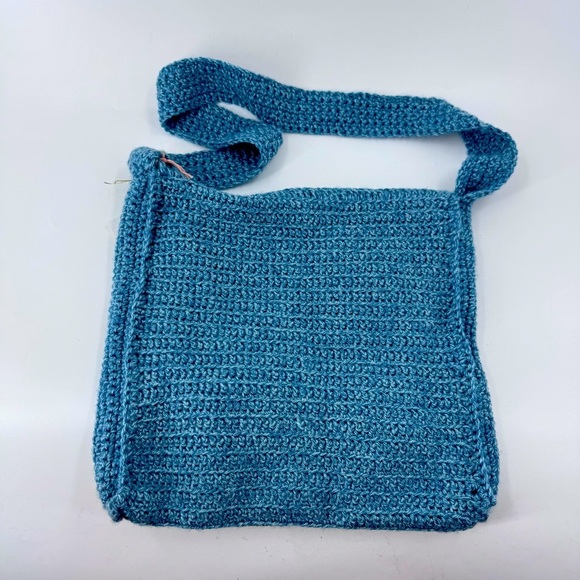 NWT Crochet knitted Boho Shoulder / Sling Bag - Picture 3 of 11